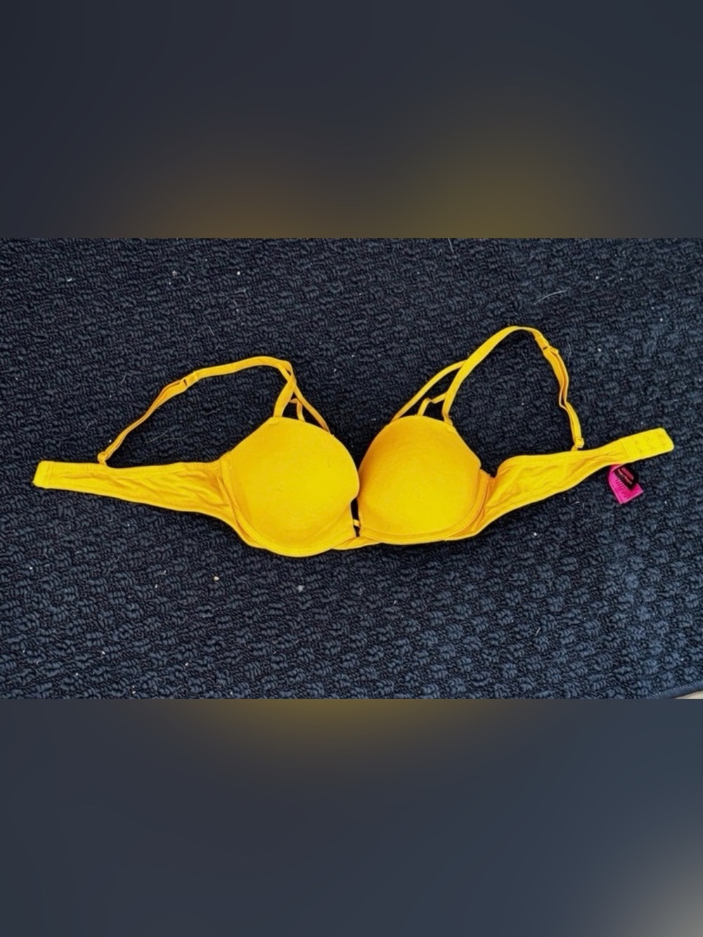 La Senza Yellow Obsession Plunge Bra Size 34B